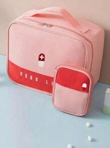 2 PCS Bolsa Médica Portátil de Viagem para Viagens de Negócios Bolsa de Medicamentos Grande e Pequena para Primeiros Socorros de Emergência ao Ar Livre Bolsa de Armazenamento de Medicamentos Domésticos (A Posição do Padrão do Logotipo é Colocada Aleatoriamente) Bolsa de Medicamentos Bolsa de Armazenamento de Medicamentos Organizador de Medicamentos Kit de Primeiros Socorros Bolsa de Primeiros Socorros Acessórios de Viagem Organizador de Viagem Itens Essenciais de Viagem Coisas de Viagem Bolsa de Viagem Férias Universitárias Cruzeiro Itens Essenciais de Férias de Verão para Acampamento ao Ar Livre Caminhada Caça