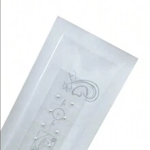 100片银色耳穴按摩贴 - 隐形耳部按摩贴，缓解压力，促进健康，佩戴舒适方便