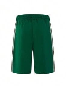 1pc Men's Shorts, Sports & Casual Shorts, Gym/Tennis Shorts - Quick Dry Lightweight Athletic Shorts, Suitable For Running, Basketball - Green - View 2