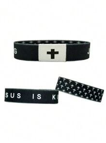 Pulseras con versículos bíblicos, pulseras cristianas con versículos bíblicos y NFC para música, pulseras inspiracionales con versículos bíblicos diarios para mujeres, hombres y adolescentes, regalos religiosos elásticos inspiracionales