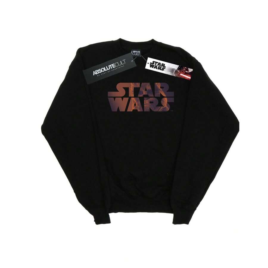 Disney Heren Chewbacca Logo Sweatshirt (Zwart)