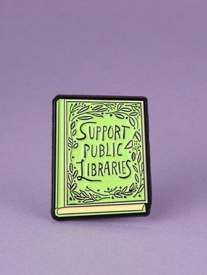 1pc Green Book Brooch Enamel Badge Daily Casual Decoration Fashion Jewelry Jacket Backpack Pin Pin For Clothes Bag Charm School Kpop Teacher Supplies Bag Charms Cute Office Accessories Shirts Christmas Halloween Autumn-Winter Accessories,Suitable For Teens, Youth,Men,Casual, Outdoor, Athletic, Vacation, Graduation Gifts, Birthday, Daily Wear Clothes Pin Funny Teacher Gifts Costume Accessories