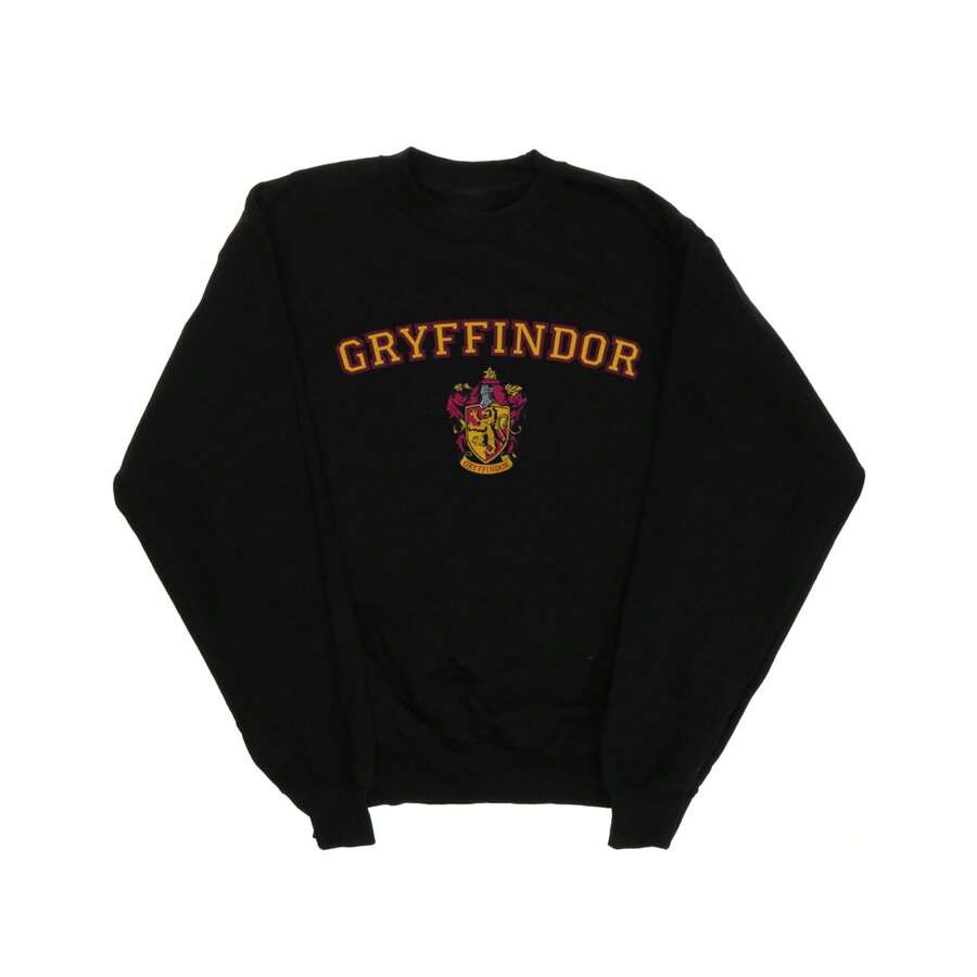 Harry Potter Heren Gryffindor Crest Sweatshirt (Zwart)