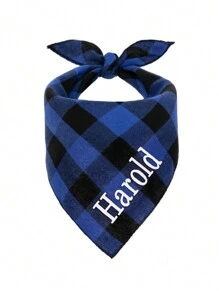 1PC spersonalizowana chustka dla psa haftowana nazwa niestandardowa chusta na szyję szalik dla psa trójkątne śliniaki chustka akcesoria do kostiumów dla zwierząt domowych dla małych średnich dużych psów kotów zwierząt domowych prezent urodzinowy