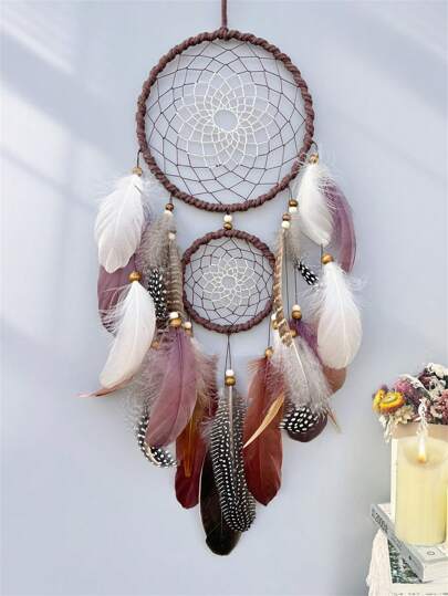 1/2/4 Stück, Traumfänger Anhänger Maillard klassische Türhänger sehr attraktiv, geeignet zum Aufhängen am Bett-Kopfteil, Windspiele, Geburtstagsgeschenke