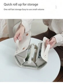 1 pieza Bolsa de maquillaje personalizada, con nombre personalizado, organizador de cosméticos multifuncional, regalo para dama de honor, regalo de cumpleaños, regalo para la abuela, regalo de aniversario, regalo del Día de San Valentín, regalo del Día de la Madre, regalo para la mejor amiga, regalo para mamá, regalo para la novia, regalo para ella, regalo para la esposa, bolsa de maquillaje, accesorios de viaje