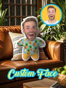 1pc Custom Photo Body Shape Pillow Personalized Hawaii Body Shape Pillow Customized Love Photo Shape Pillow Home Sofa Couple Birthday Gift, Personalized Gift Perfect For Valentine's Day Gifts Unique Gift For Boyfriend Girlfriend Husband Wife Her/Him, Ideal For Birthdays, Anniversaries, Valentine's Day, Graduation, Weddings, Mother's Day, Father's Day, Christmas Funny,Cute Unique For Housewarming Sofa,Bed,Car,Tea Room