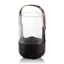 Rociador de aceite esencial de tecnología acústica de 200ml, con función de temporizador y apagado automático, humidificador doméstico USB, pequeño portátil manual de llama inteligente de gran capacidad para aromaterapia para camping