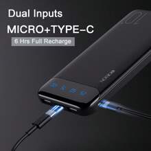 2 paquets de batterie externe 10 000 mAh. Chargeur portable avec 2 sorties USB, compatible avec Xiaomi, Oneplus, smartphones et tablettes etc. Charge super rapide, affichage LED de la puissance, ports USB et Type-C. Batterie lithium-polymère sûre et stable, convient pour une utilisation en extérieur, les courses, les voyages. Alimentation portable pour iPhone Apple, iPad, téléphones Android. Idéal pour les cadeaux, la famille, les amis, les anniversaires, Noël, l'hiver, le Nouvel An