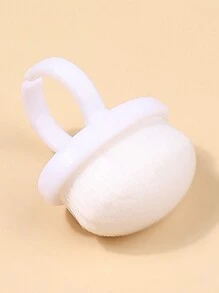 Nail Ring Nail Dust Brush, Nail Brush, Soft Nail Brush Remover Paint Makeup Brush Nail Brush Cleaning Tools Nail Brush, Nail Brush To Clean Nails, Daily Makeup Brush, More Convenient And Time Saving On Fingers (Pink, White, Black) - Multicolor - View 13