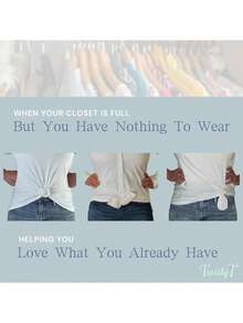 1pc Women's Tight Clips, Women's Tight Button Clips, Women's Clothing Shirt Clips