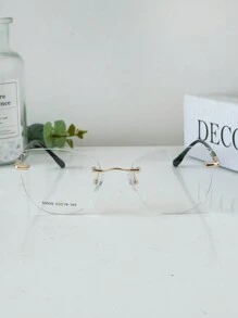 MELINDA MODA Women's Metal Eyeglass Frame Balfriff Fashion - preto dourado - 查看 3