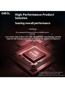 GEIL Ổ cứng SSD 1TB M.2 PCIE3.0 NVME, Ổ cứng thể rắn tốc độ cao 3200MB/giây dành cho máy tính để bàn và máy tính xách tay - P3L - Xem 3
