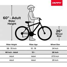Huffy 26" Nel Lusso Cruiser Bike, Fits Riders 5'0"+, Matte Black, Adult, Men's - Silver - View 5