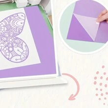 波西米亚色永久性乙烯基片材 - 12 张捆绑包 12 X10 英寸柔和色彩工艺乙烯基片材光面粘合乙烯基工艺切割机 DIY 项目 - 各種顏色 - 查看 8