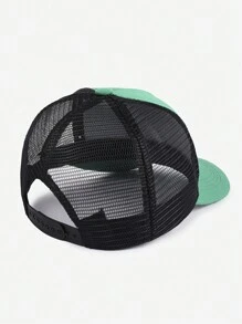 1pc Tropical Fish & Star Map Casual Streetwear Polyester Mesh Splice Warm Windproof UV Protection Unisex Baseball Cap, Versatile Snapback Hat For All Seasons - Mesh Cap - View 11