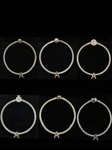 1 pièce Bijou de mode pour femme, Base de bracelet à breloques, Convient pour assortir des breloques pendantes DIY, Cadeau parfait pour les festivals et anniversaires