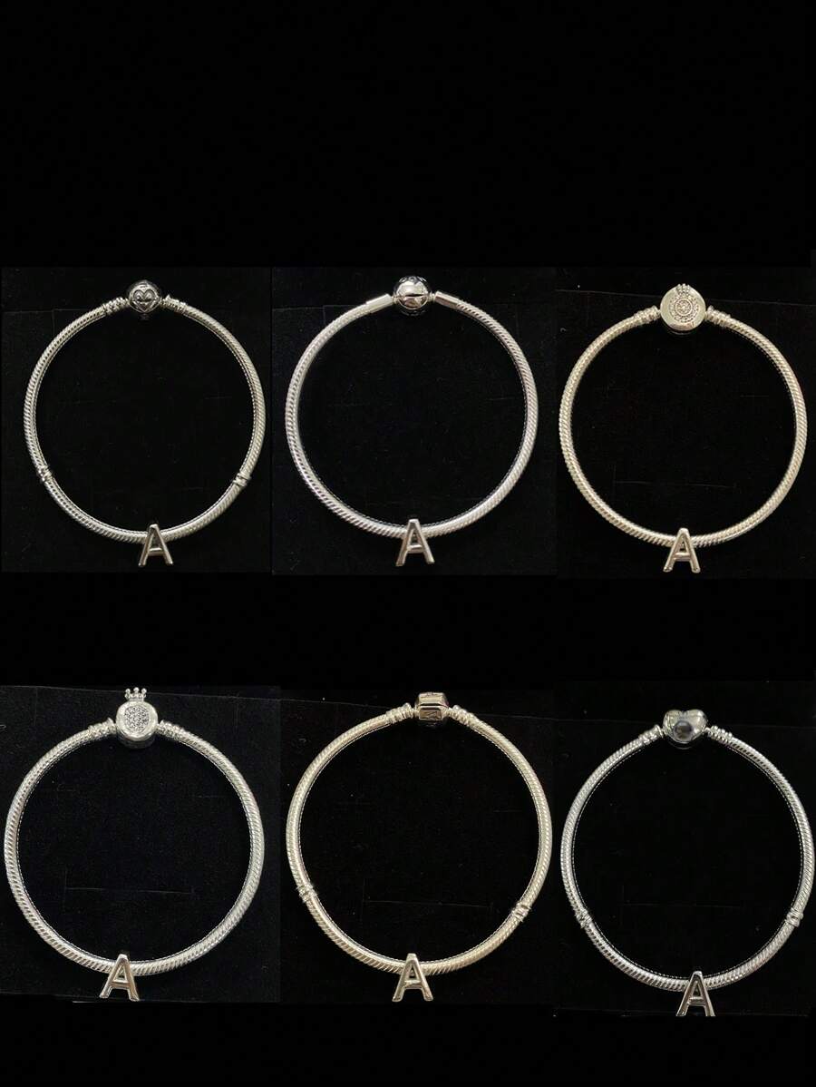 1 pièce Bijou de mode pour femme, Base de bracelet à breloques, Convient pour assortir des breloques pendantes DIY, Cadeau parfait pour les festivals et anniversaires