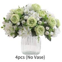 1/4 peças Buquê de Flores de Hortênsia de Seda Artificial Peônia para Decoração de Casamento DIY, Material de Grinalda, Flor para Segurar pela Noiva, Flor de Pulso, Flor de Peito, Decoração de Flor na Cabeça, Acessórios, Decoração de Carro de Casamento, Decoração de Arco do Portal, Decoração de Casa, Sala de Jantar, Quarto, Decoração de Vaso, Materiais de Decoração de Festa de Aniversário, Presente de Dia dos Namorados e Ano Novo