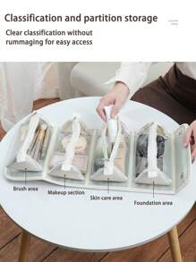 1 pieza Bolsa de maquillaje personalizada, con nombre personalizado, organizador de cosméticos multifuncional, regalo para dama de honor, regalo de cumpleaños, regalo para la abuela, regalo de aniversario, regalo del Día de San Valentín, regalo del Día de la Madre, regalo para la mejor amiga, regalo para mamá, regalo para la novia, regalo para ella, regalo para la esposa, bolsa de maquillaje, accesorios de viaje