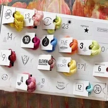 2024 Wool Advent Calendar Yarn Countdown Calendar Box Yule Yarn Advent Calendar - Multicolor - View 7