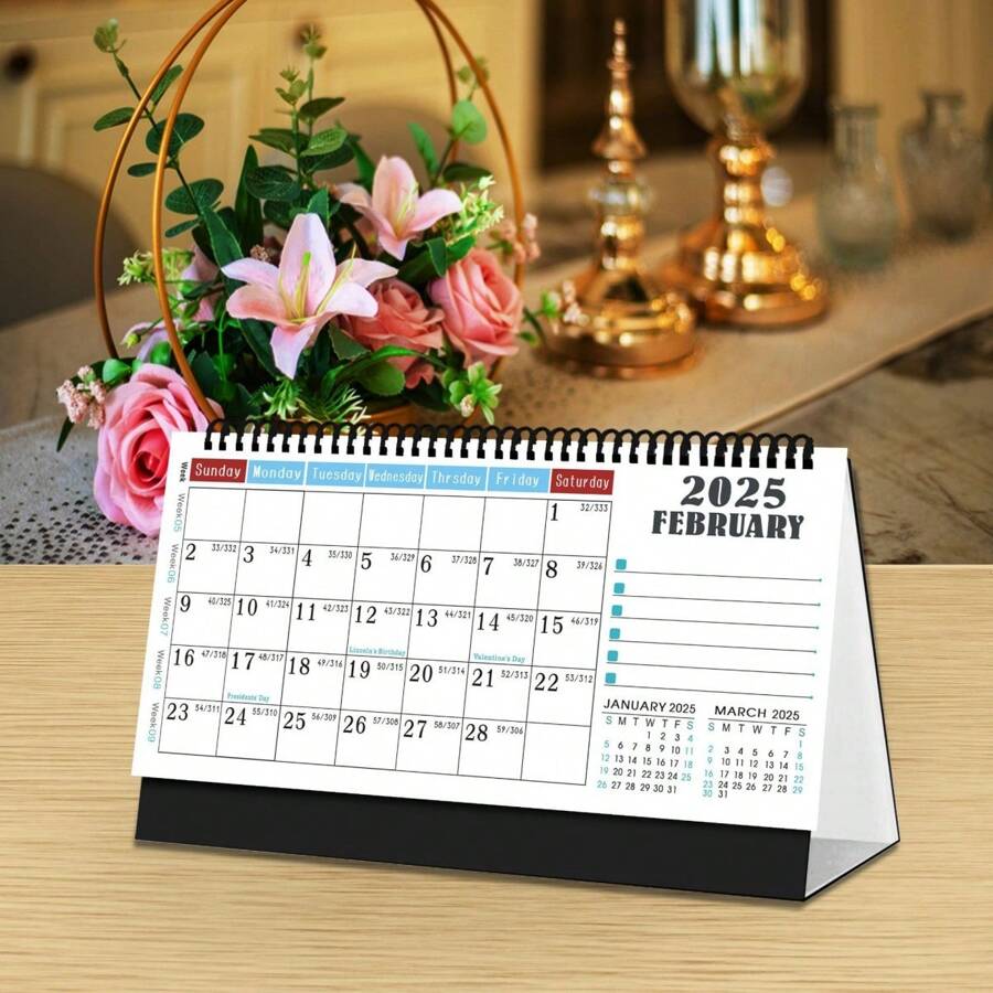 2025 English Version Holiday Desktop Calendarbest Gifts Shein Uk 2025 English Version Holiday Desktop Calendarbest Gifts Shein Uk
