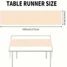 1 pièce Chemin de table à pois brillant, chemin de table de bureau étincelant doré, nappe de table de salle à manger, de table de café maison, style minimaliste pour mariage extérieur, fête d'hôtel, peut être découpé sur mesure