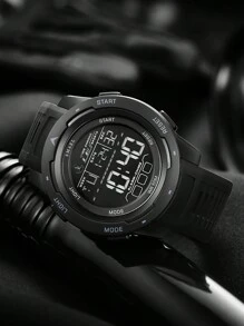 SMAEL 1pc SMAEL Waterproof Multi-Functional Outdoor Sports Military Shock-Resistant Watch For Men, Students & Youth