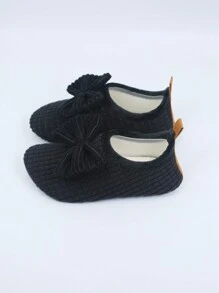 Thick Fleece Children's Floor Socks Anti-Skid Soft Bottom Warm Slippers For Boys And Girls, Toddler Indoor Yoga Shoes, Casual Wool Warm Slip-On Thick Light-Weight Sock Shoes Suitable For Home Use, Autumn/Winter