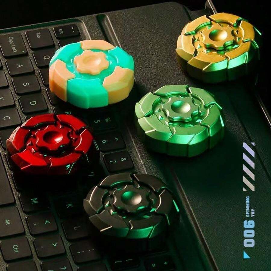 ABS Material Highly Finger Spinner, New Version Finger Toy, Explosion-Proof Magnetic Finger Tip Stress Relief Nostalgic Gift, Interesting Halloween & Christmas Gift, Novelty Birthday Gift, Family Gathering Entertainment, Game Gift, Friends Party Game Gift