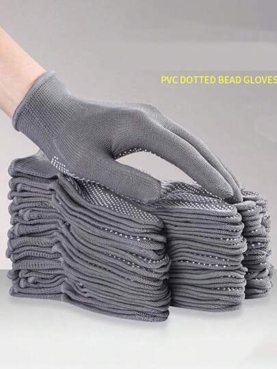 10 Pairs Non-Slip Thin Gloves Suitable For Driving, Moving, Cycling, Hiking And Outdoor Activities
