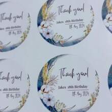 96 pièces d'autocollants personnalisés avec logo - étiquettes circulaires personnalisées pour entreprises, mariages et anniversaires | Disponibles en tailles 1", 1,57", 2", 2,5", 3"