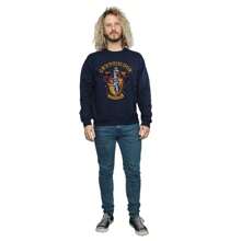Harry Potter Mens Gryffindor Sweatshirt (Navy Blue) - 153gsm 50% Polyester/50% Cotton