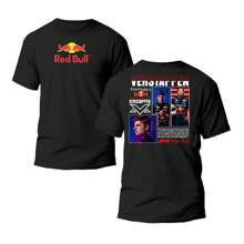 Playera, Formula Series, Red Bull, Max Verstappen - Negro - Ver 3