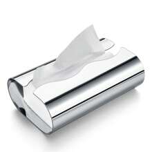 1pc Simple Luxury Stainless Steel Desktop Tissue Box Holder, Decorative Napkin Dispenser For Dining Room, Bathroom, Hotel, Elegant,Tissue Box Holder,Napkin Holder,Festival Family Gathering,Kitchen Dining Table Decor For Home Kitchen Bedroom Living Room Dining Room, Home Decoration Accessories, Decorative Box,Women Wedding Gift,Summer Travel Holiday Festival Must-Have - Silver - View 9