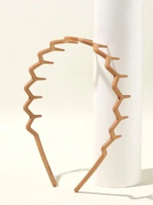 2pcs Wavy Toothed Headbands, Simple Anti-Slip Design, Suitable For Men And Women Hair Care And Makeup,Hairband,Hair Hoop ,Zig Zag Headband