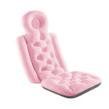 Adult Bath Pillow For Bathtub, Full Body Mat Quick Dry Ergonomic Headrest Cushion - Pink Long - View 3