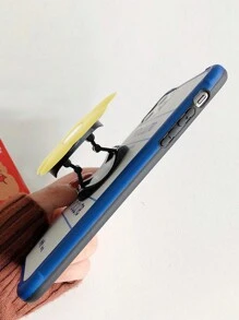 6PCS/Set Cat Claw/Flower Pattern Mobile Phone Holder, Push And Pull Holder Folding Slouchy Mobile Phone Accessories, Gifts For Girls