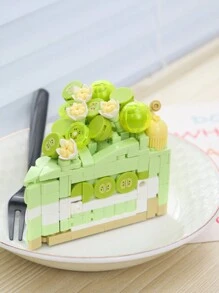 创意水果生日蛋糕积木成人拼图玩具套装家居装饰送女友礼物情人节生日礼物 - 水果蛋糕積木 - 查看 8