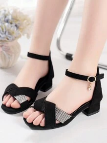 1 Pair Fashion Open Toe Dress Sandals For Girls, Summer