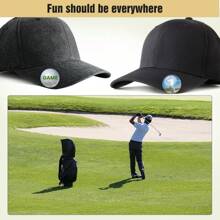 Personalized Golf Ball Marker - Magnetic Custom Golf Ball Marker Hat Clip With Customized Image For Golf Ball Lover Stylish And Convenient Never Lose Your Spot Again - Gold - View 5