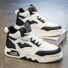 Men's Spring 2025 New Breathable Casual Sneakers, Versatile Fashion Elevated Flat Shoes - Beige - View 3