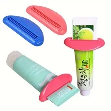 1pc Plastic Toothpaste Squeezer - Travel-Friendly Bathroom Accessory For Home Usebathroom Decor Summer