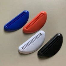 1pc Plastic Toothpaste Squeezer - Travel-Friendly Bathroom Accessory For Home Usebathroom Decor Summer