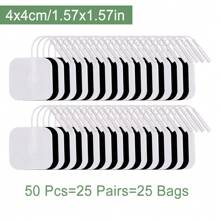 各种尺寸电极垫 2mm 针连接器替换凝胶垫 高品质 EMS 按摩贴片 适用于 TENS 装置 无纺布肌肉刺激器 最优价格 - 彩色 - 查看 26