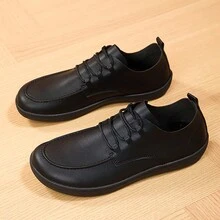 Men's Outdoor Solid Color Wide Toe Flat Board Shoes Casual Five Finger Shoes Low Top Comfortable Soft Casual Shoes