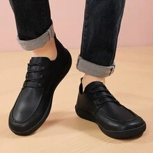 Men's Outdoor Solid Color Wide Toe Flat Board Shoes Casual Five Finger Shoes Low Top Comfortable Soft Casual Shoes