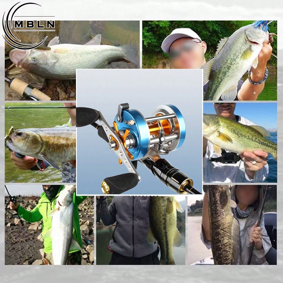 Mulinello da pesca YUMOSHI XF6000 Full Metal con braccio oscillante in Mulinello da pesca YUMOSHI XF6000 Full Metal con braccio oscillante in