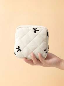 1pc Bowknot Pattern Portable Mini Zipper Cosmetic Bag/Sanitary Napkin Storage Bag Fluffy Cosmetic Bag Makeup Storage Bag Toiletry Bag Makeup Storage Mini Bag Sanitary Bag Menstrual Bag Mini Cosmetic Bag Pad Bag Sanitary Bag Napkin Bag Coin Purse Bags, Makeup Bag, Organizer, Storage, Makeup Organizer, Makeup Bags, Toiletry Bag, Desk Organiser, Make Up Bag, Make Up Pouch, Travel Essentials, Makeup Bag, Cosmetic Bag, Large Capacity, Large Makeup Bag,Christmas Gifts,Pouch,Travel,Gifts For Women,Women's Necessaire,Travel Essential,Pouch,Clutch / Small Handbag,Necessaire,Makeup Organizer,Makeup Organize,Pouch,Brush Holder,Mini Pouch,Large Capacity Pouch