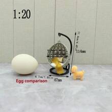 1pc 1:30/1:20/1:15/1:12 DIY Hanging Basket Decor, Miniature Furniture Hanging Basket Ornament, DIY Sandbox Model Building Material Hanging Chair, Decoration House Hanging Basket, Decoration House Furniture, Play House Furniture Best Gifts Birthday